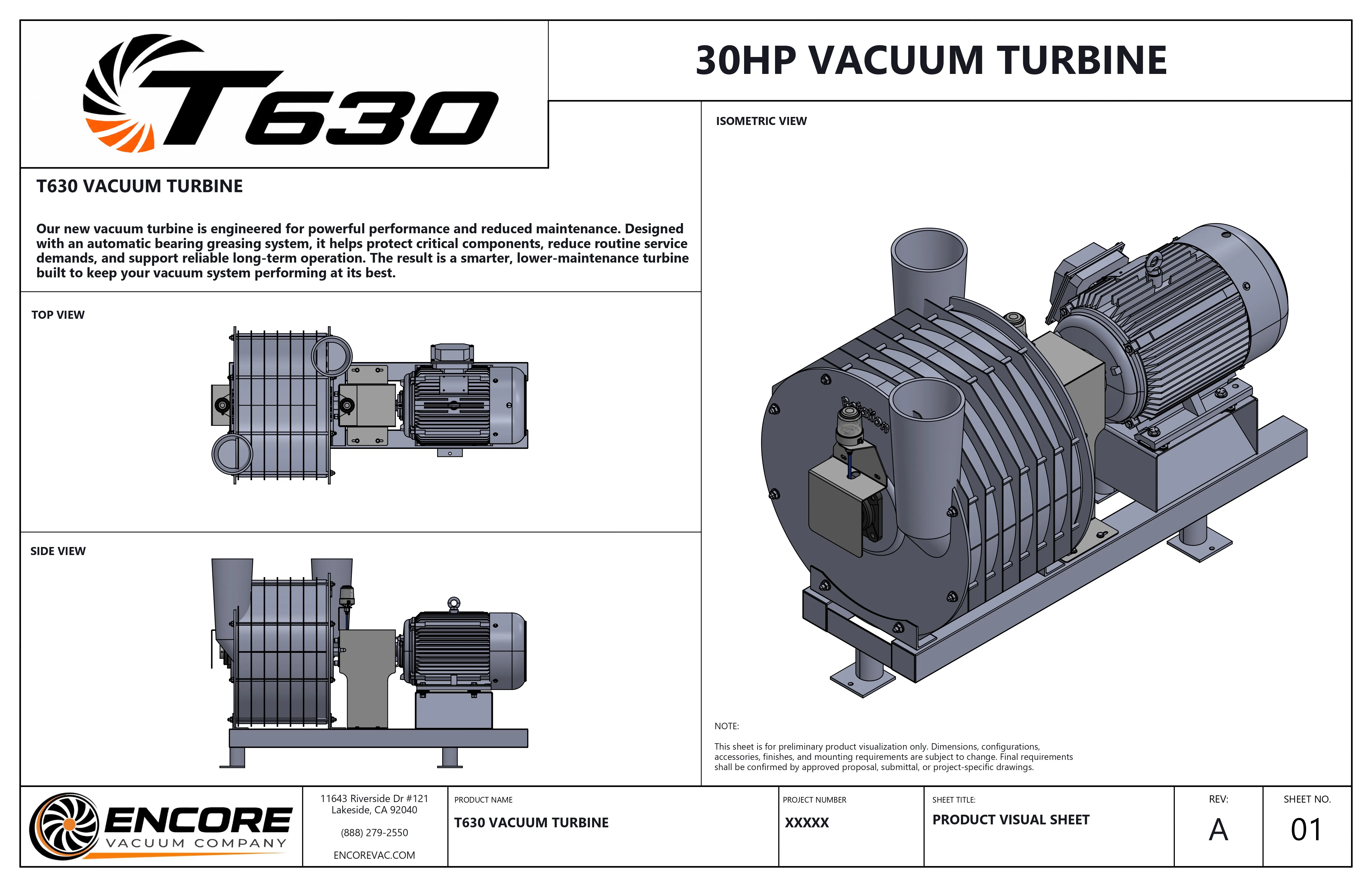 T630 Vacuum Turbine Rendering